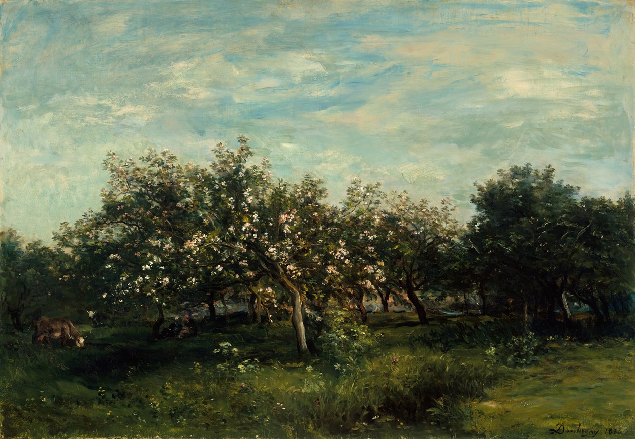 Apple Blossoms, 1873. od Charles Francois Daubigny