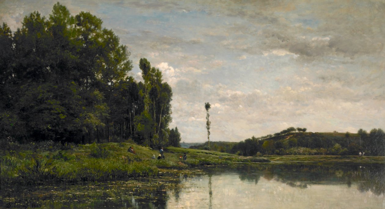 Břehy řeky Oise od Charles Francois Daubigny
