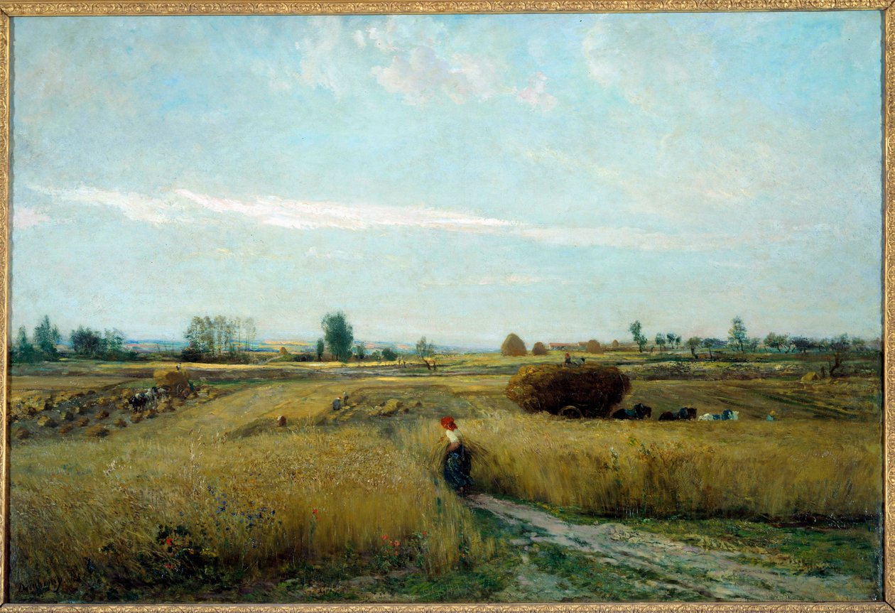 Sklizeň Obraz od Charlese Francoise Daubignyho od Charles Francois Daubigny