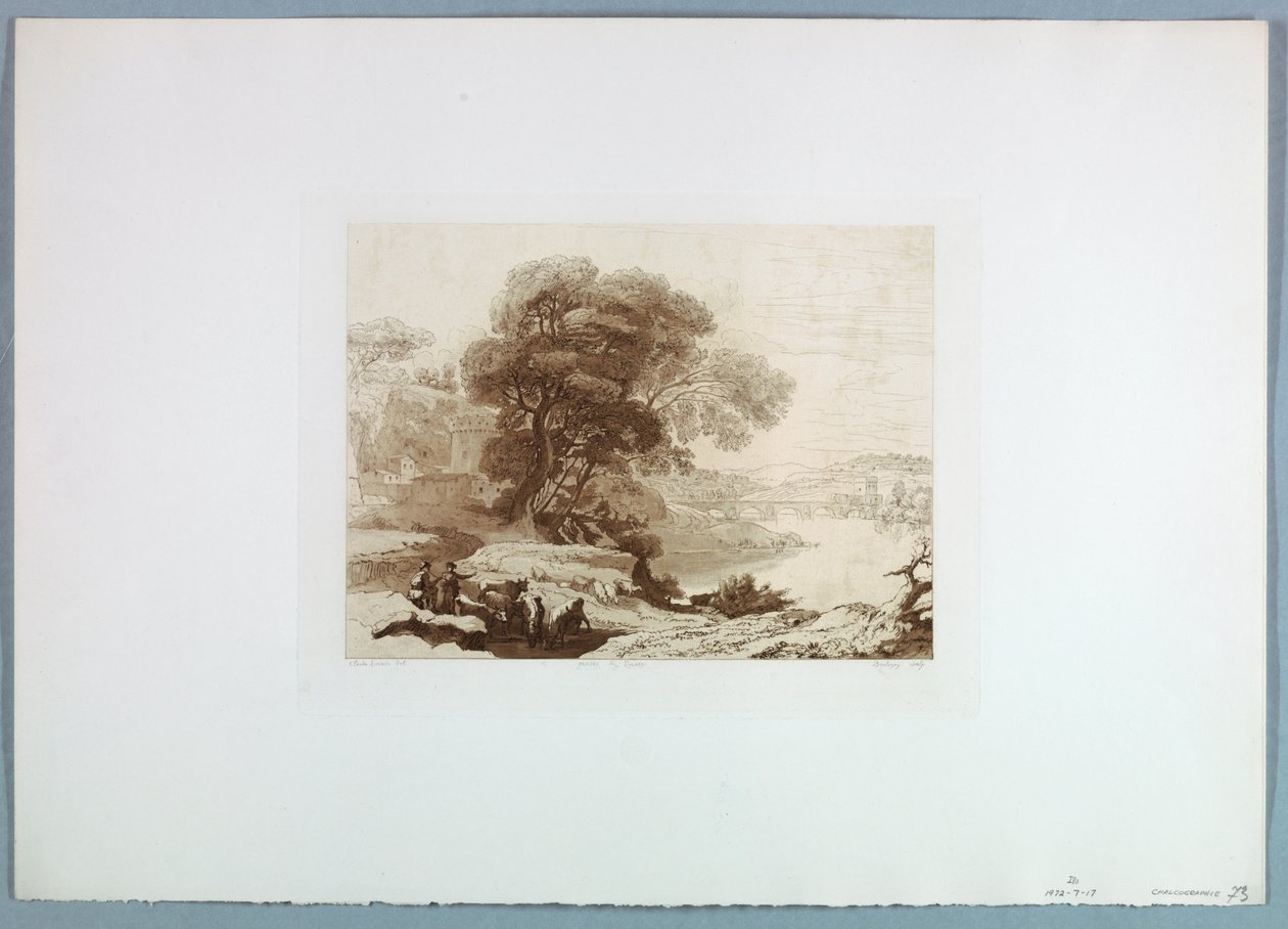 Krajina (podle Clauda Lorraina) od Charles Francois Daubigny