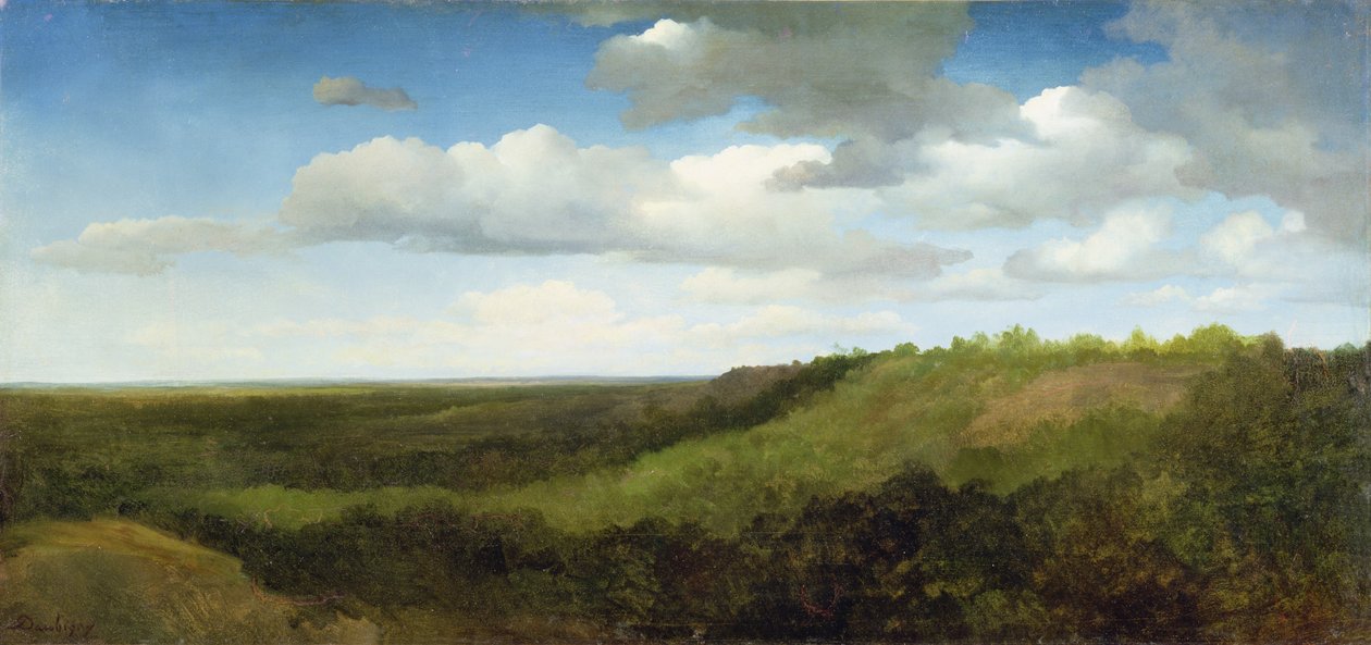 Krajina v římské Campagna, 1836 od Charles Francois Daubigny
