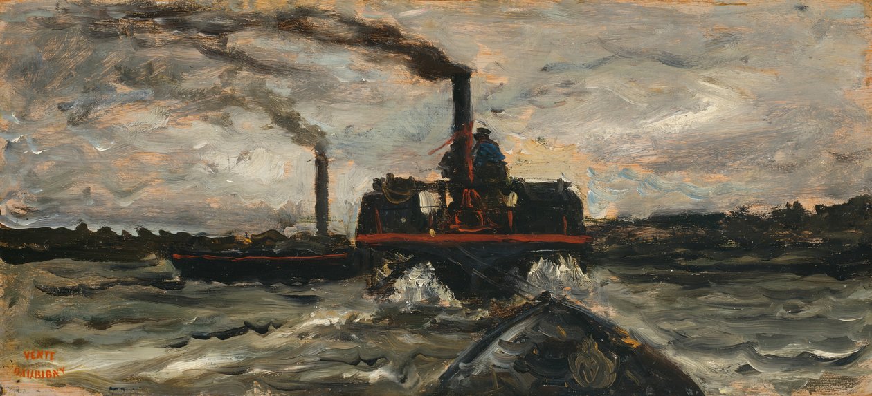 říční loď, c. 1860. od Charles Francois Daubigny