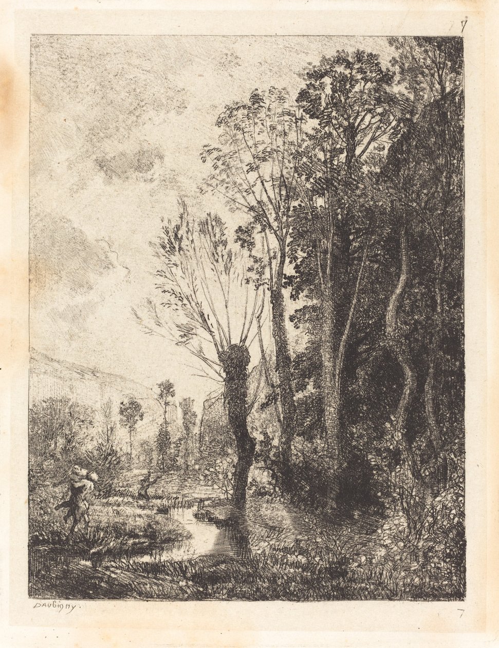Satyr (The Satyr) od Charles Francois Daubigny