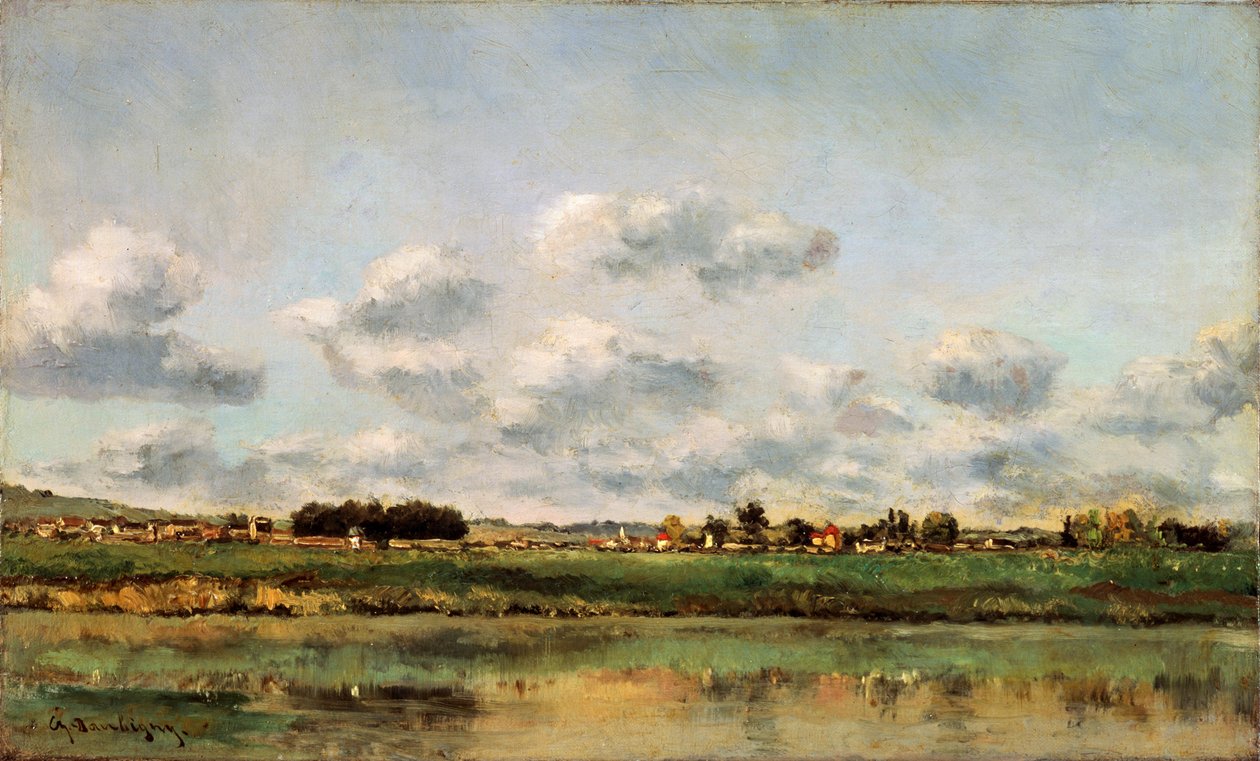 The Banks of the Oise, 1859. od Charles Francois Daubigny