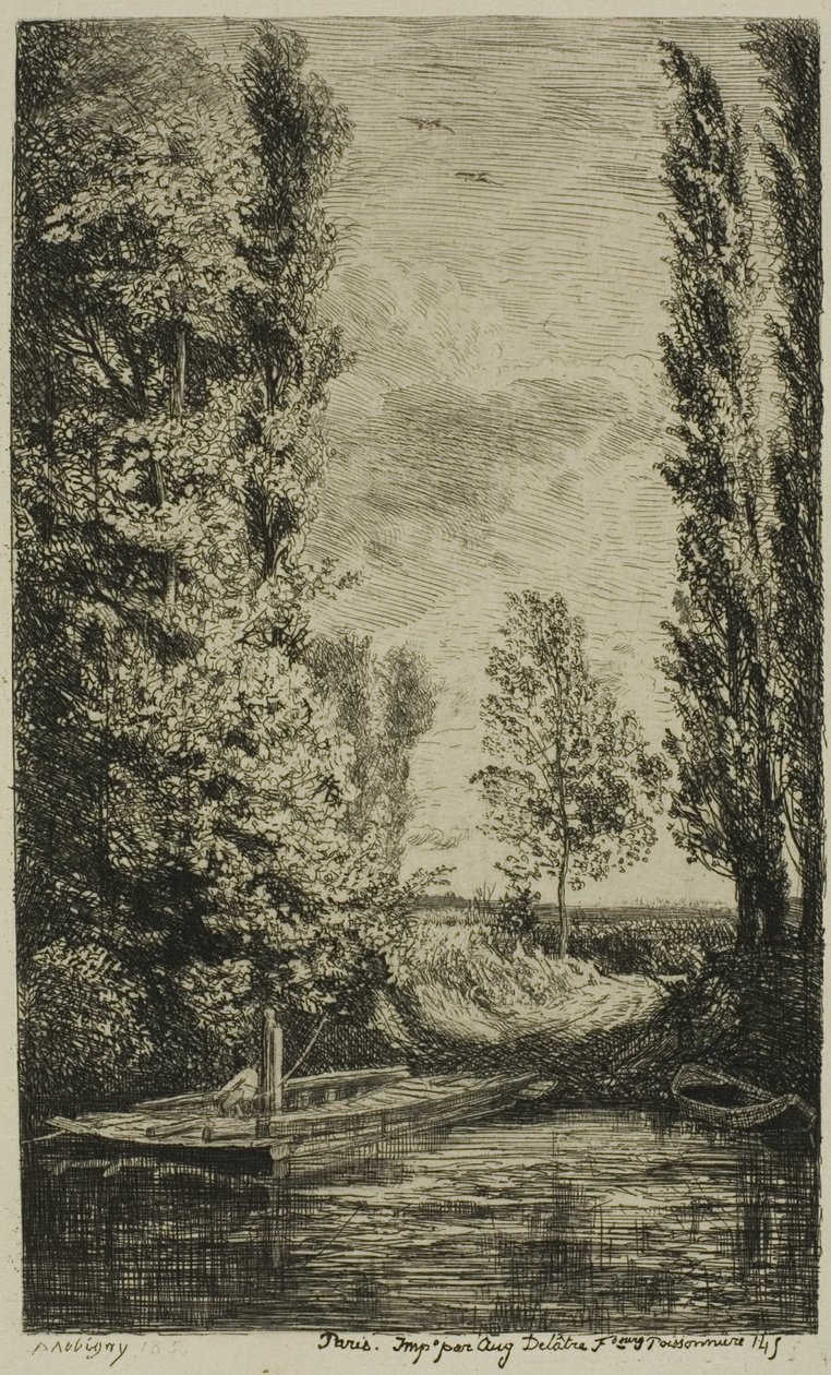 Trajekt od Charles Francois Daubigny