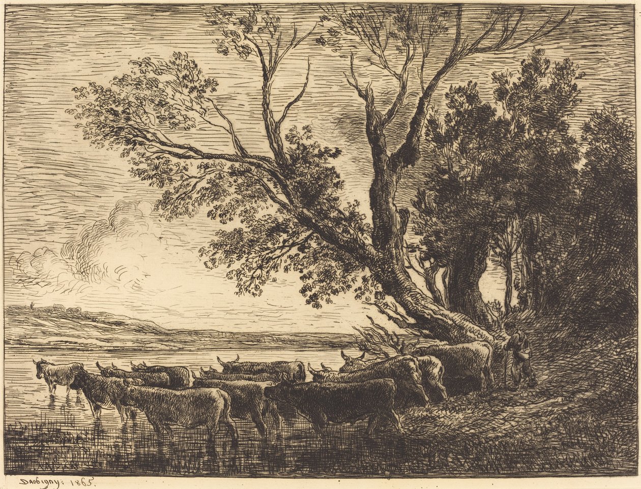 Ford (Le Gue) od Charles Francois Daubigny
