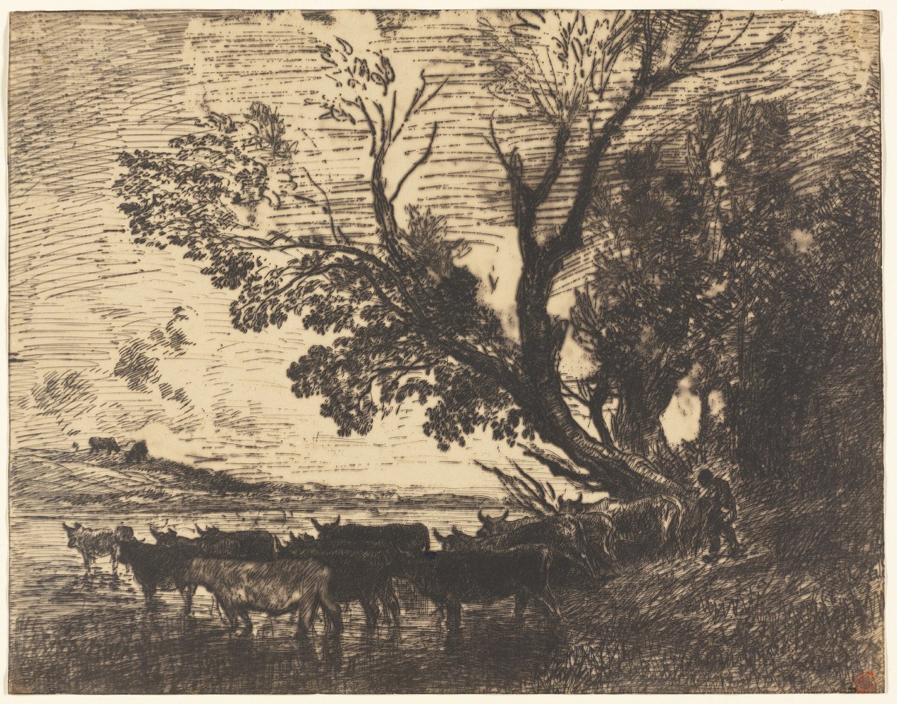Ford od Charles Francois Daubigny