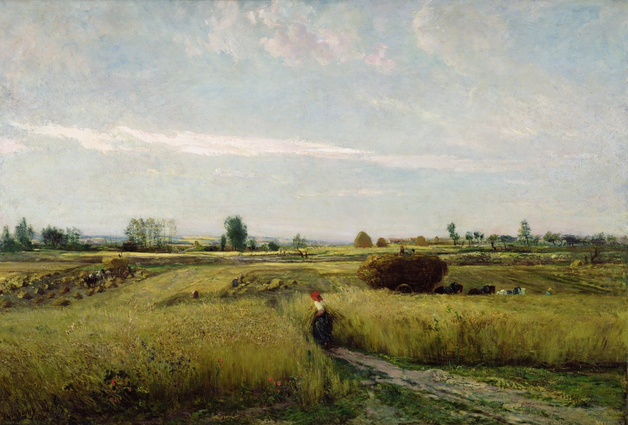 Sklizeň, 1851 od Charles Francois Daubigny