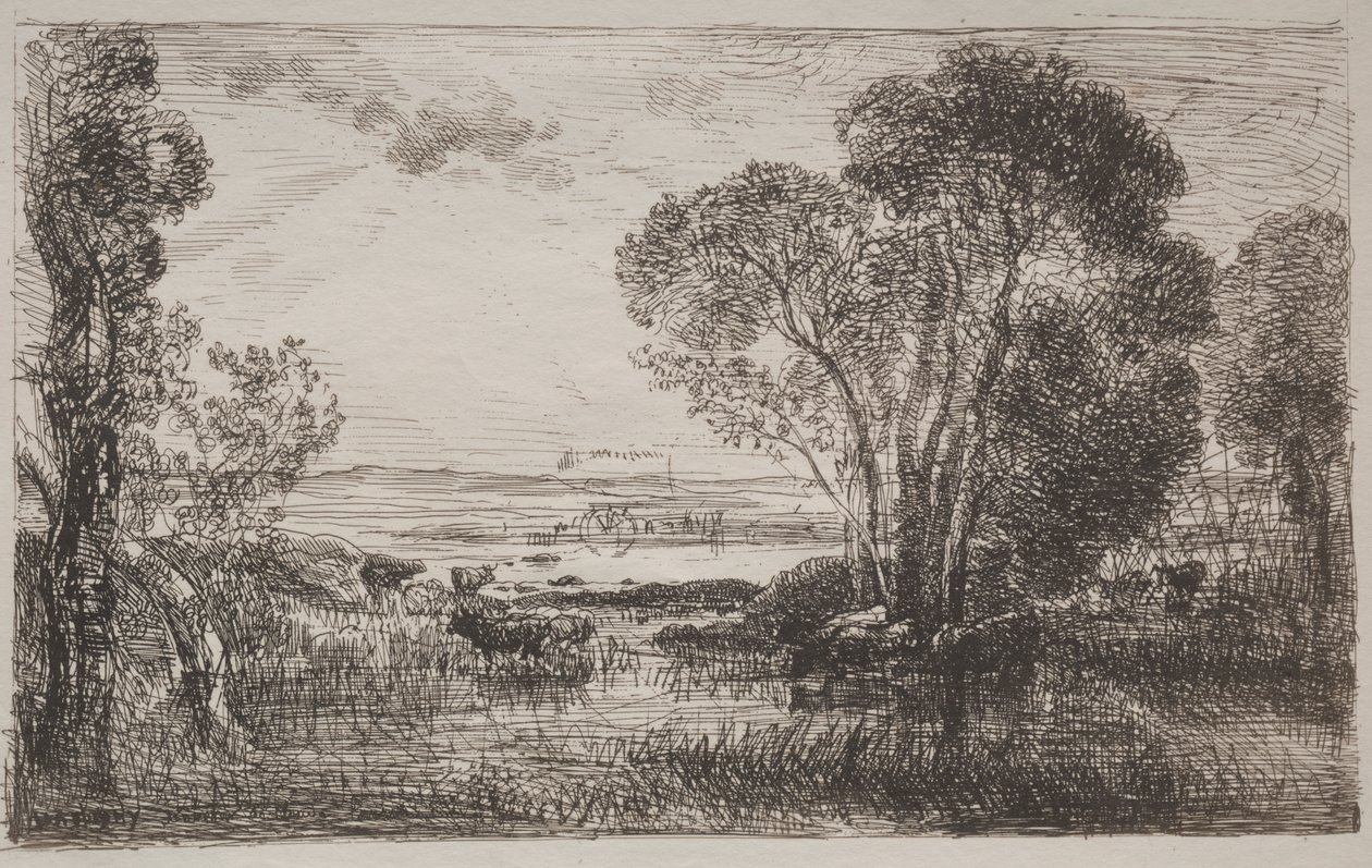 Hydraulický stroj od Charles Francois Daubigny