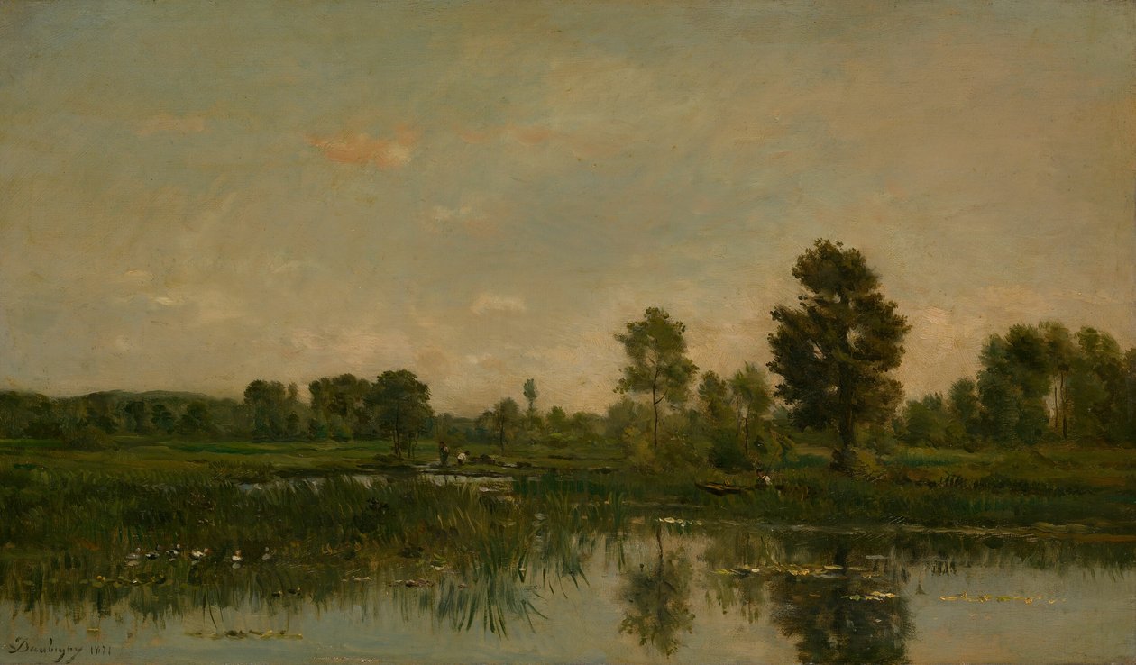 The Marsh od Charles Francois Daubigny