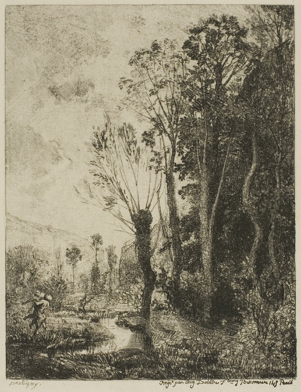 Satyr od Charles Francois Daubigny