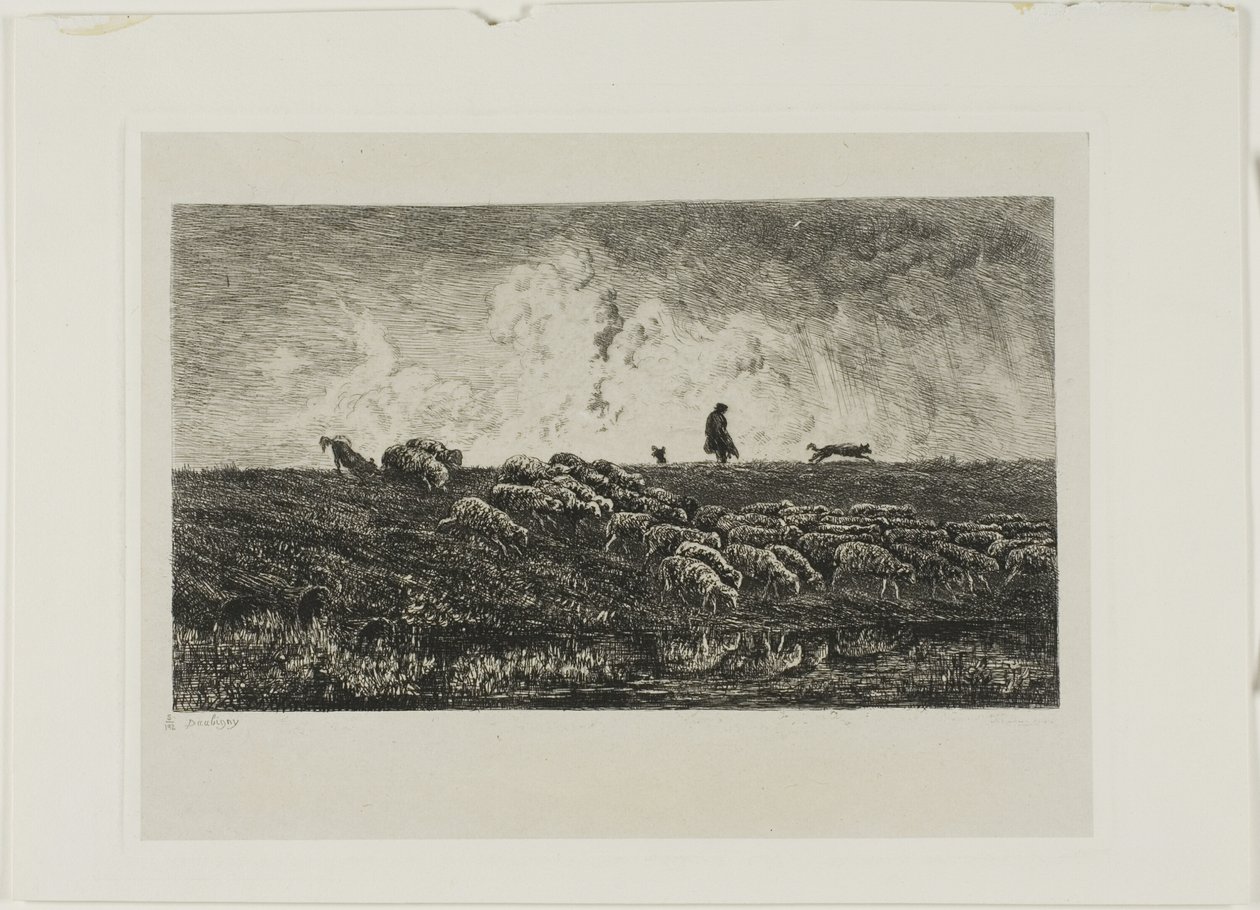 Sprcha od Charles Francois Daubigny