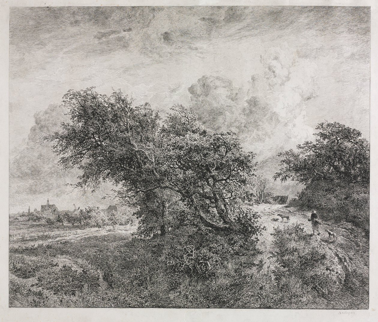 The Thicket, 1855. od Charles Francois Daubigny