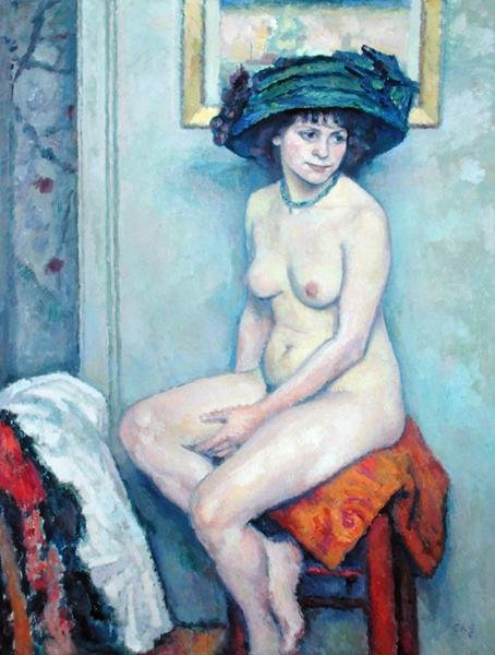 Akt, kolem roku 1910 (olej na plátně) od Charles Francois Prosper Guerin