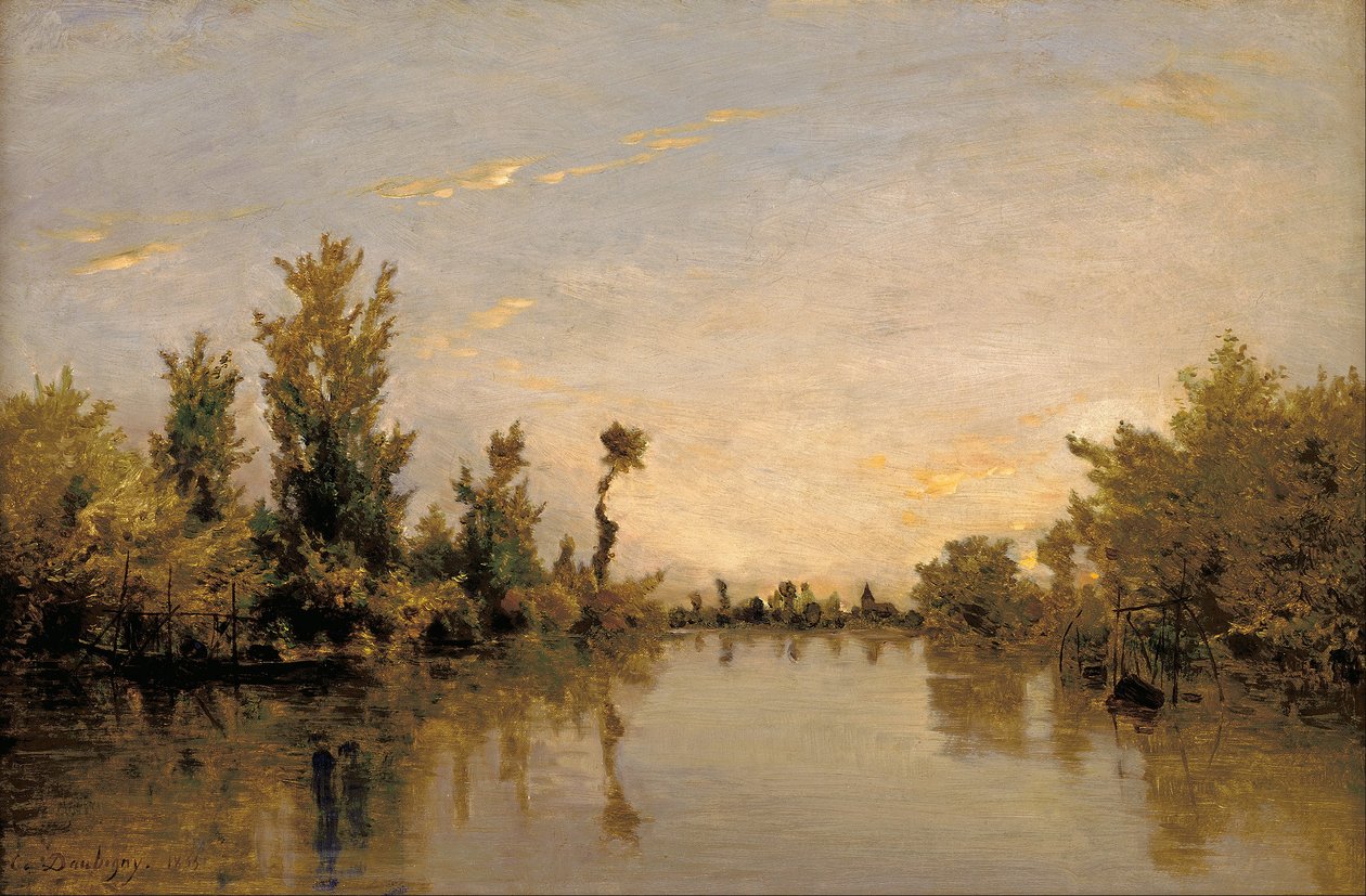 Břehy Seiny od Charles Francois Daubigny