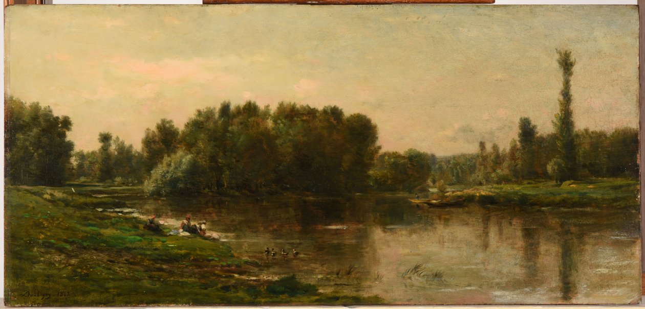 Břehy řeky Oise od Charles Francois Daubigny