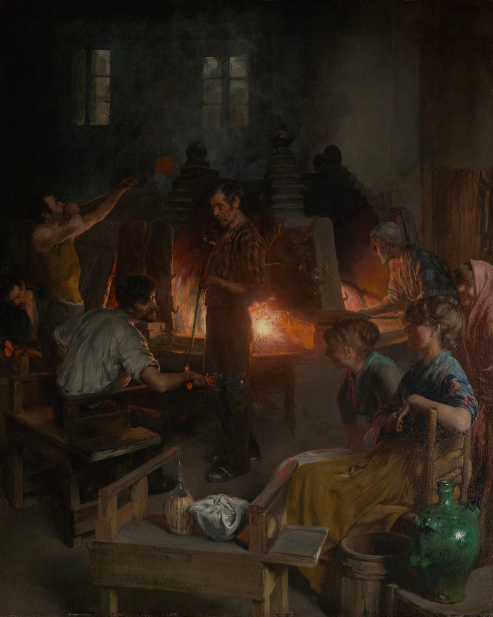 Skleněné foukače z Murana od Charles Frederic Ulrich