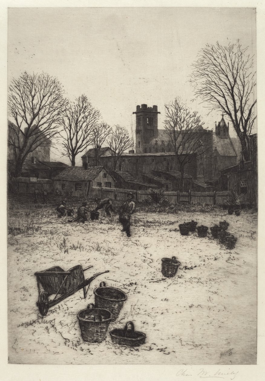 Bez názvu zahradní scéna, 1893. od Charles Frederick William Mielatz