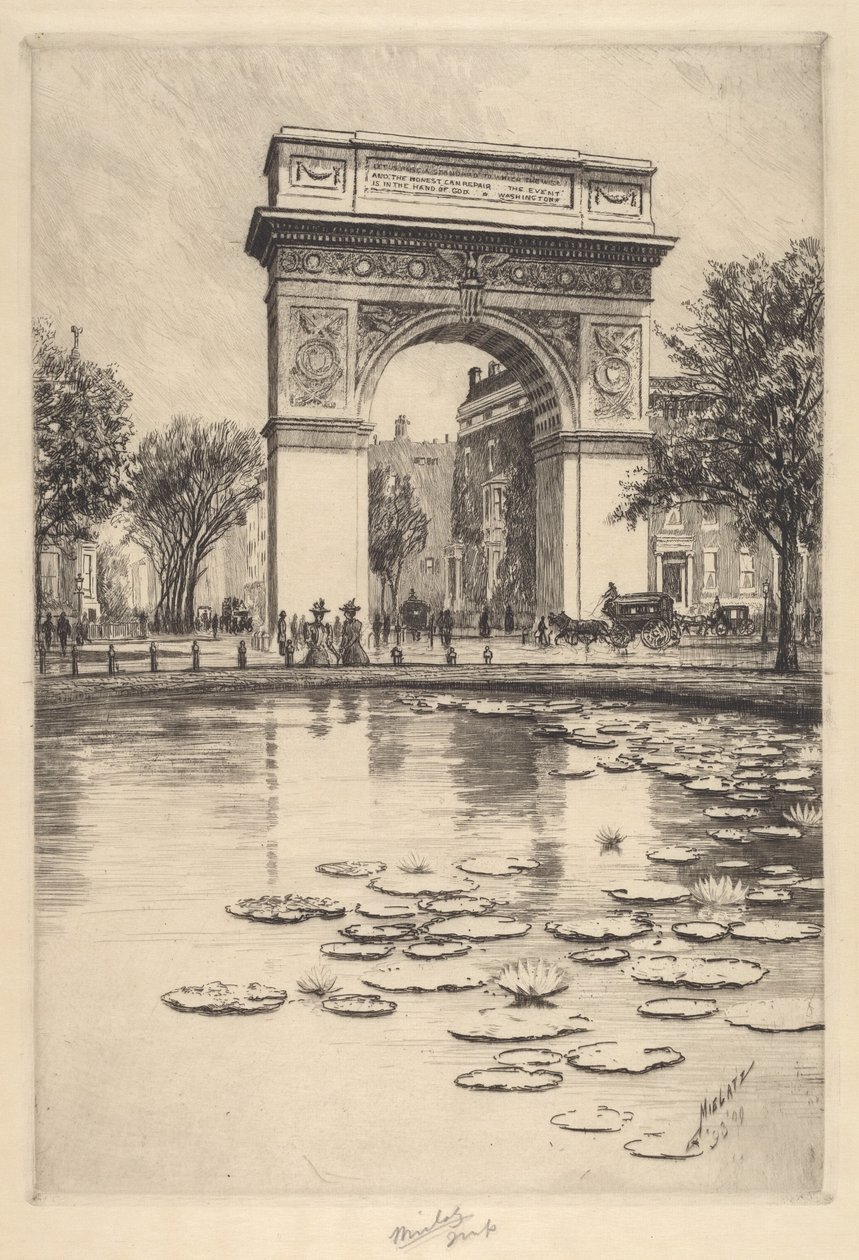 Washington Arch, 1909. od Charles Frederick William Mielatz