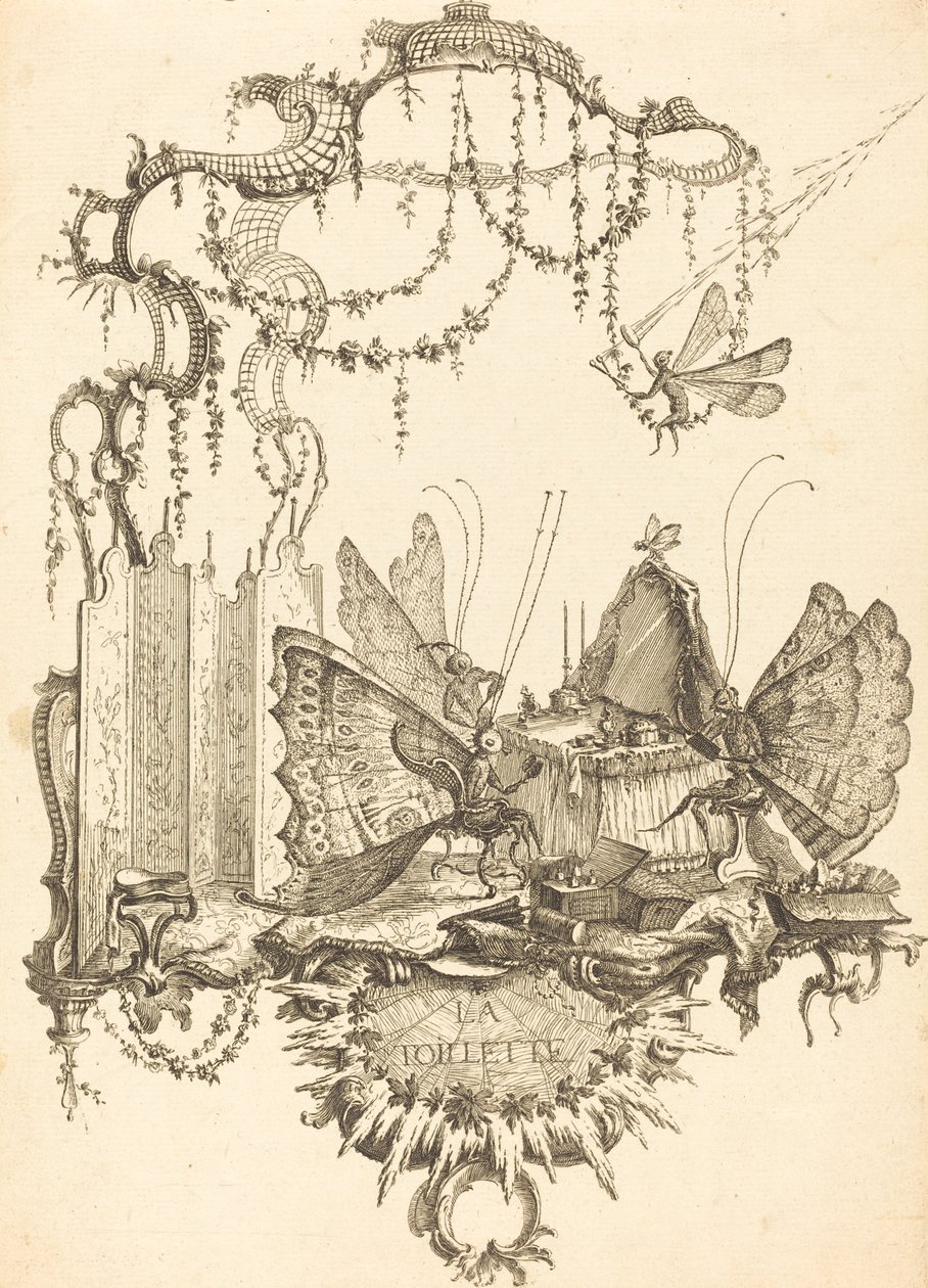 Záchod od Charles Germain de Saint Aubin