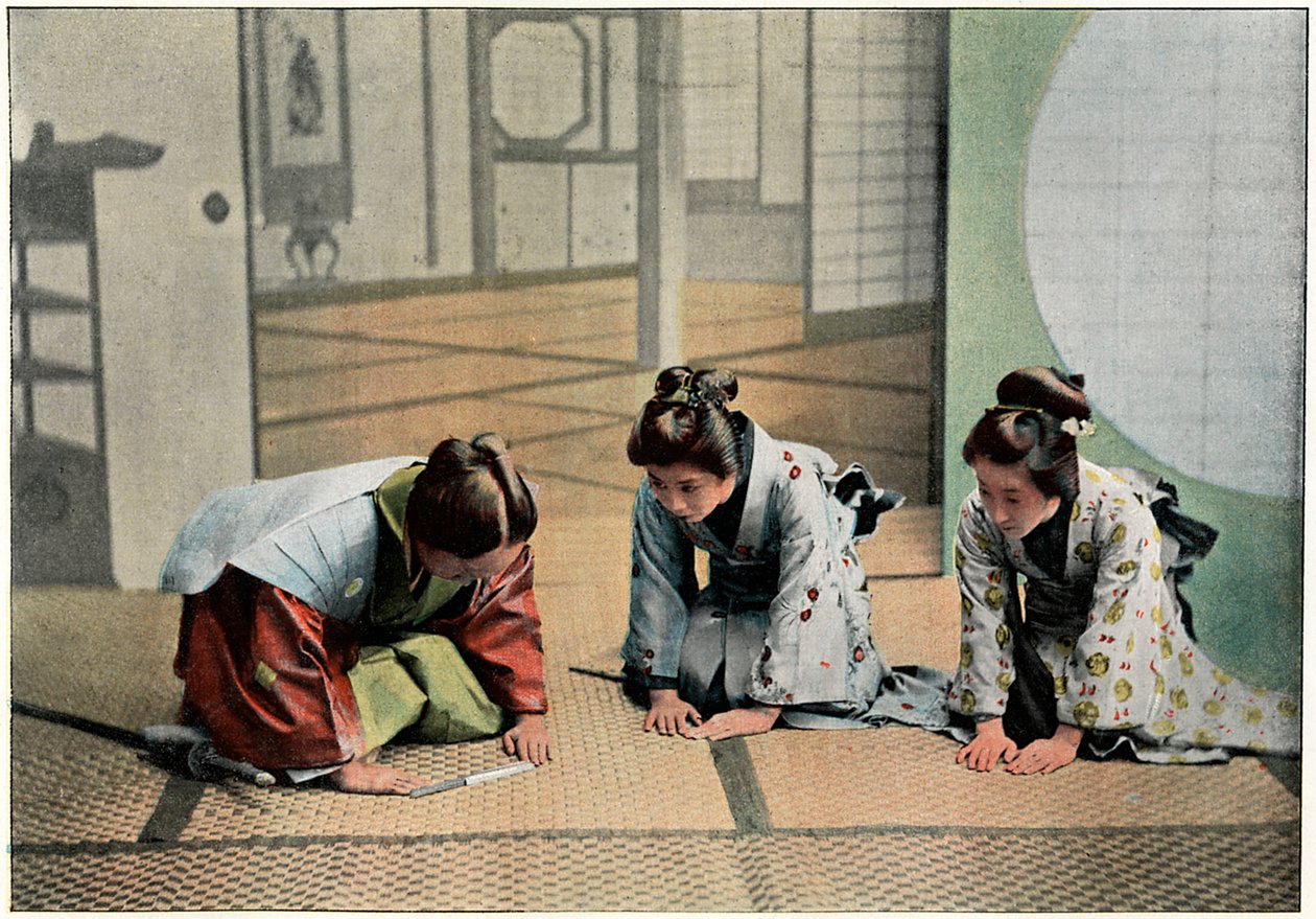 Ceremoniál v Japonsku, c1890 od Charles Gillot