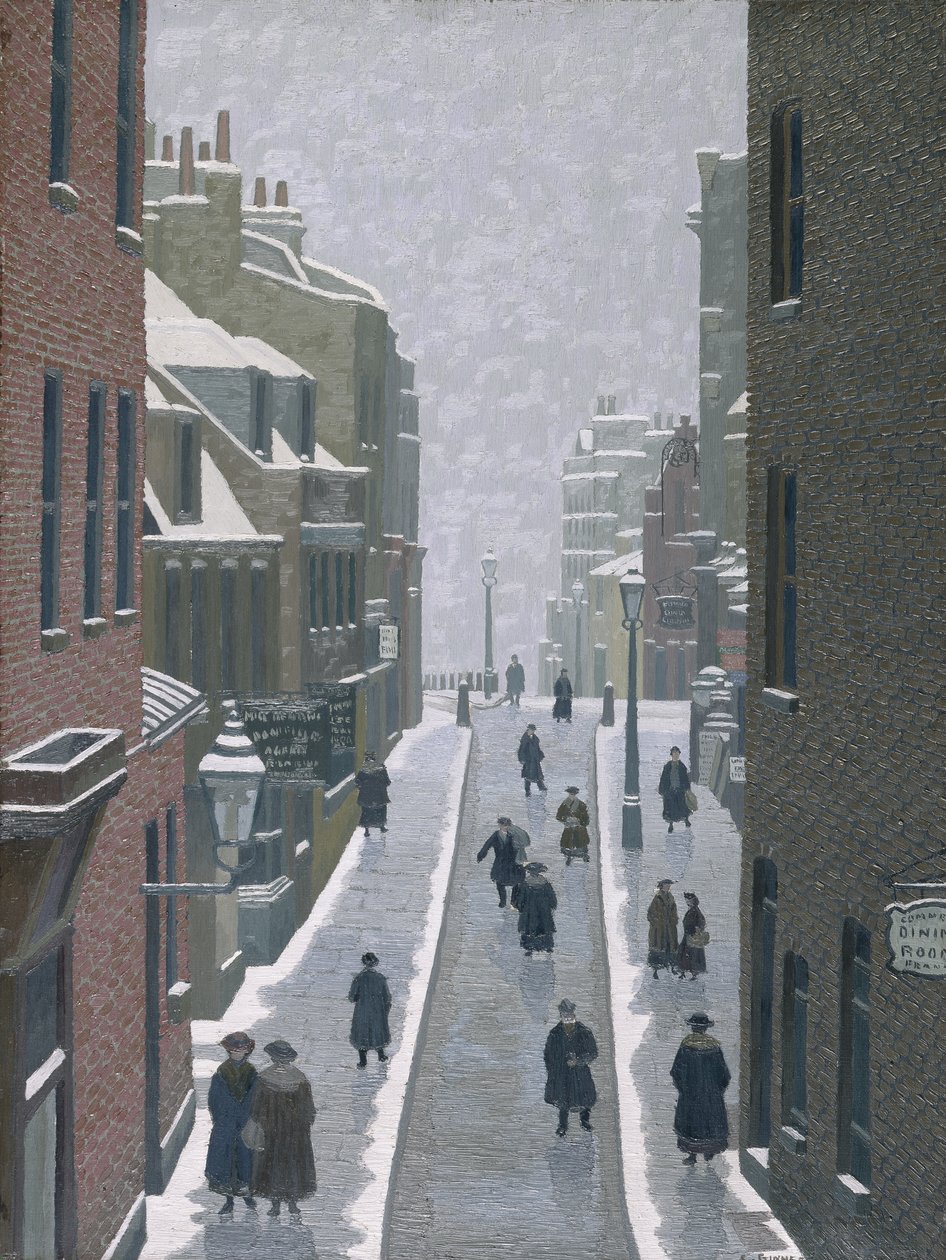 Flask Walk, Hampstead od Charles Ginner