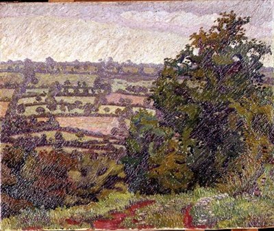 Zelená krajina od Charles Ginner