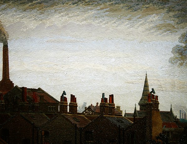 Střechy, Pimlico od Charles Ginner