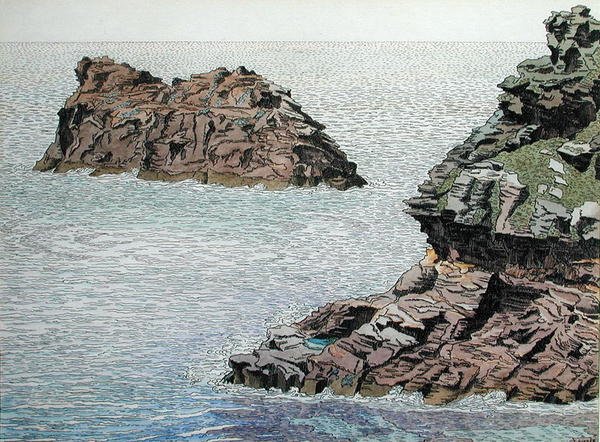 Meachard, Cornwall od Charles Ginner