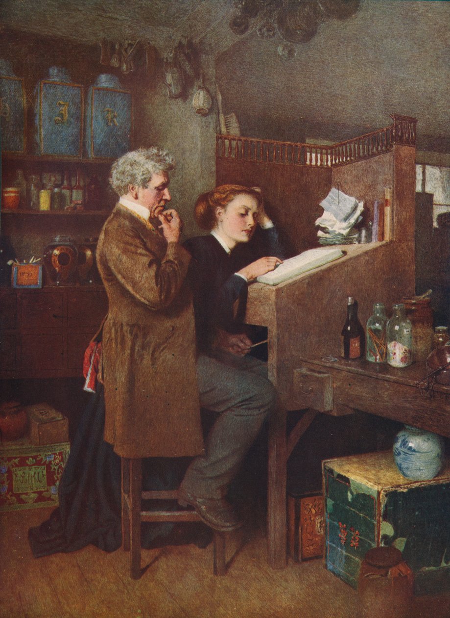 Něco je někde špatně, c1850 od Charles Green