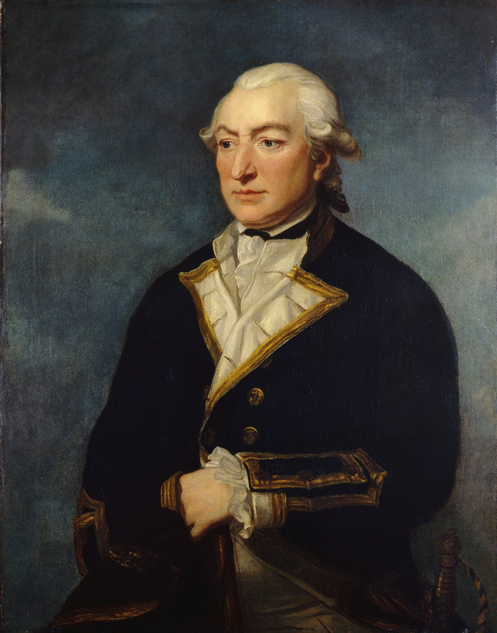Kapitán sir Richard Pearson (1731-1806) od Charles Grignion