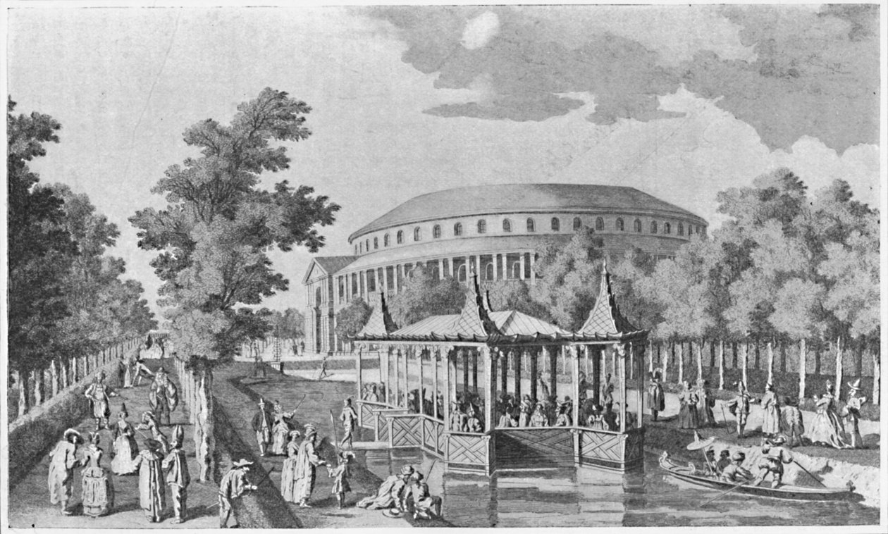 Ranelagh v roce 1752, po Canaletti, c1750, 1904 od Charles Grignion