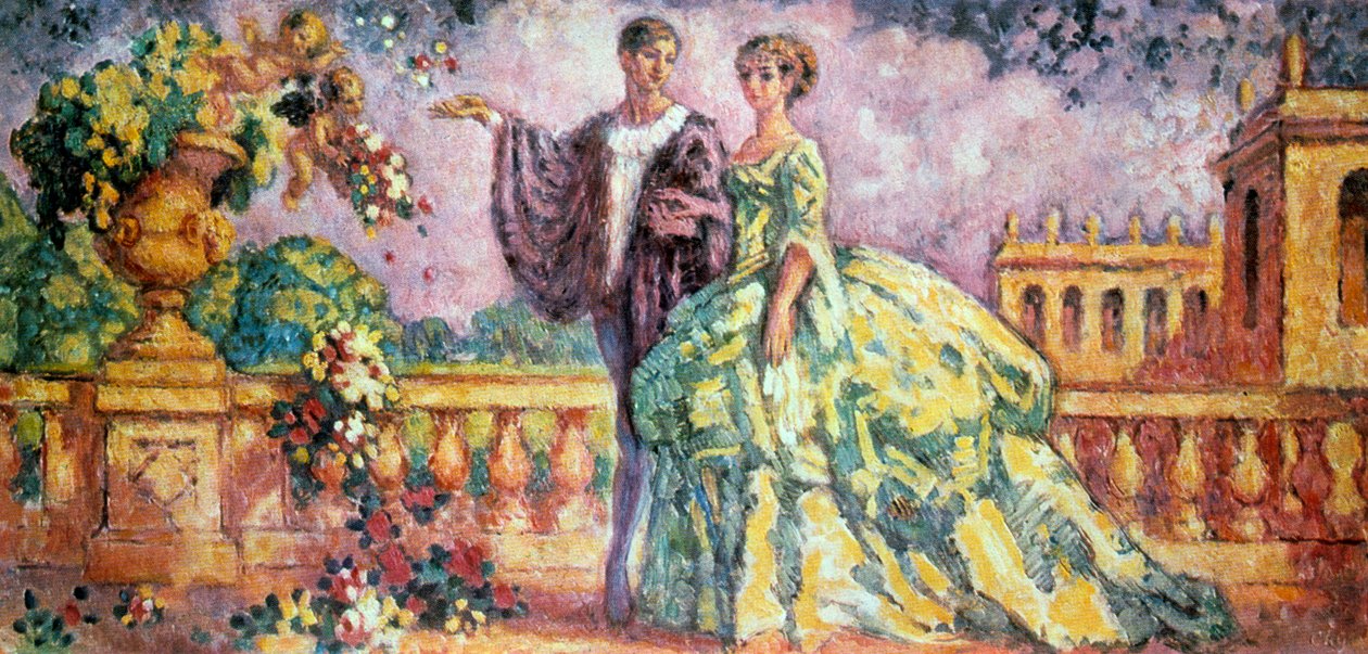 Promenáda, 1911 od Charles Guerin