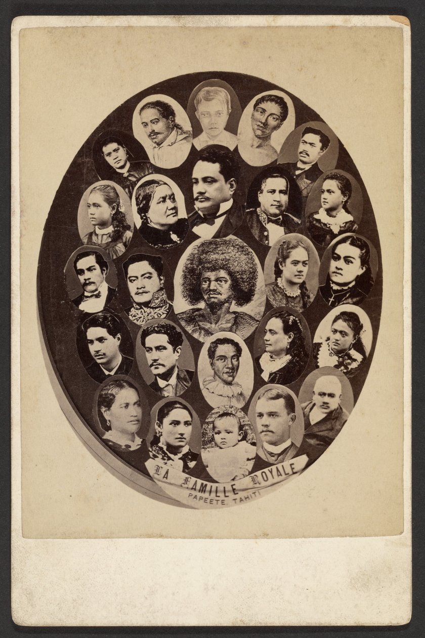 Královská rodina, Papeete, Tahiti od Charles Gustave Spitz