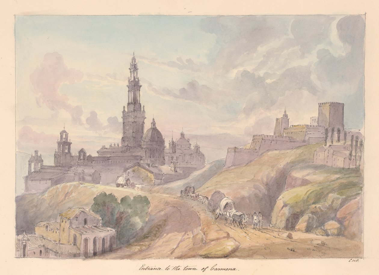 Vjezd do města Carmona od Charles Hamilton Smith