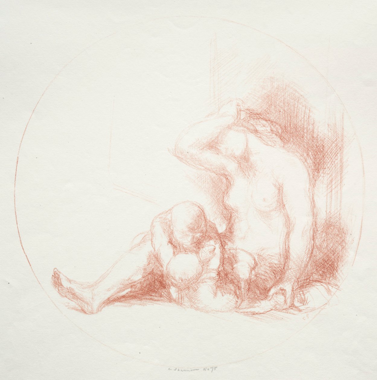 Playmates, 1907. od Charles Hasslewood Shannon