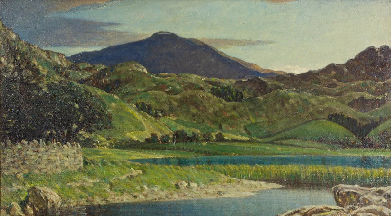 Watendlath Tarn, poblíž Keswick, 1919 od Charles John Holmes