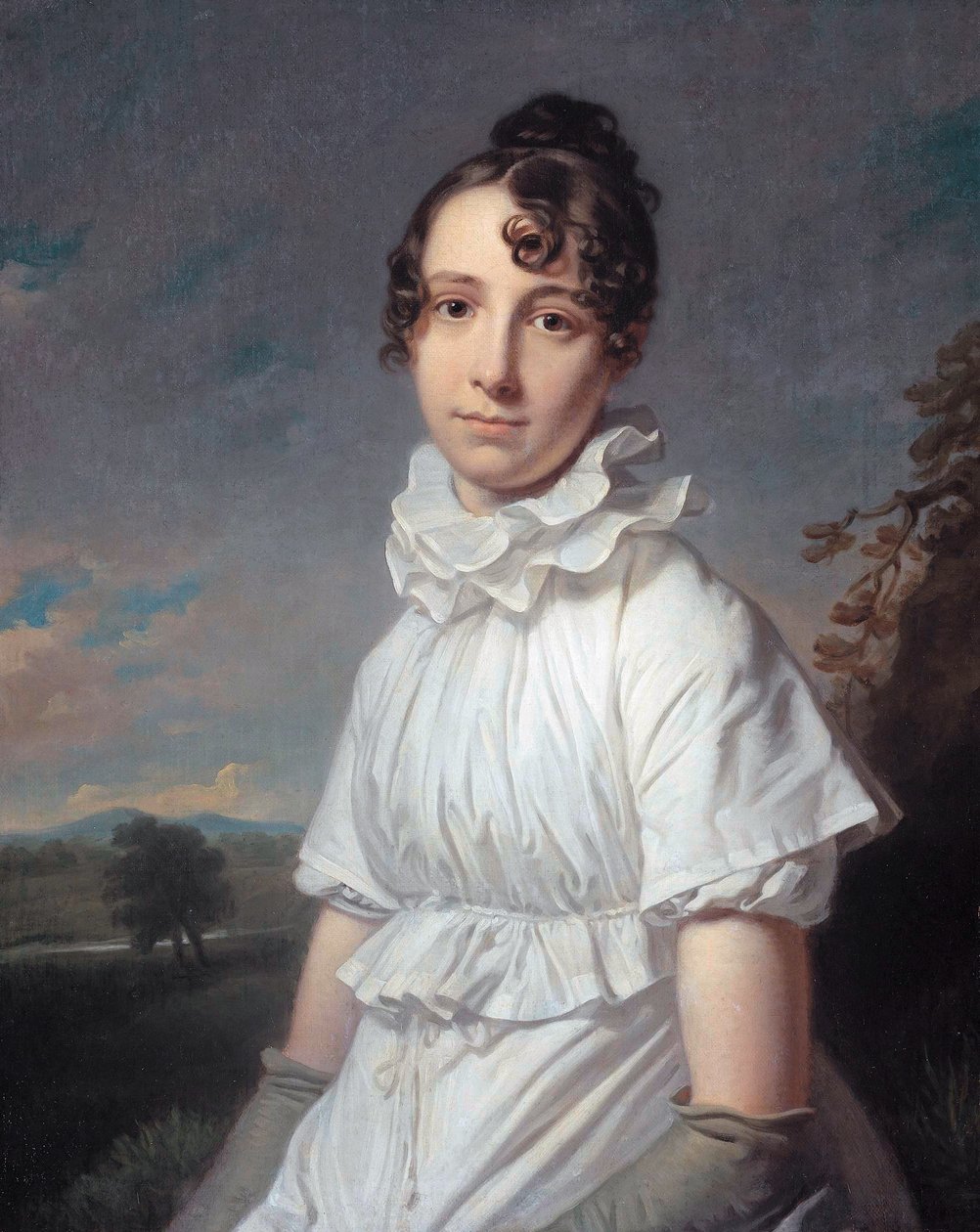 Portrét Emmy Jane Hodgesové od Charles Howard Hodges
