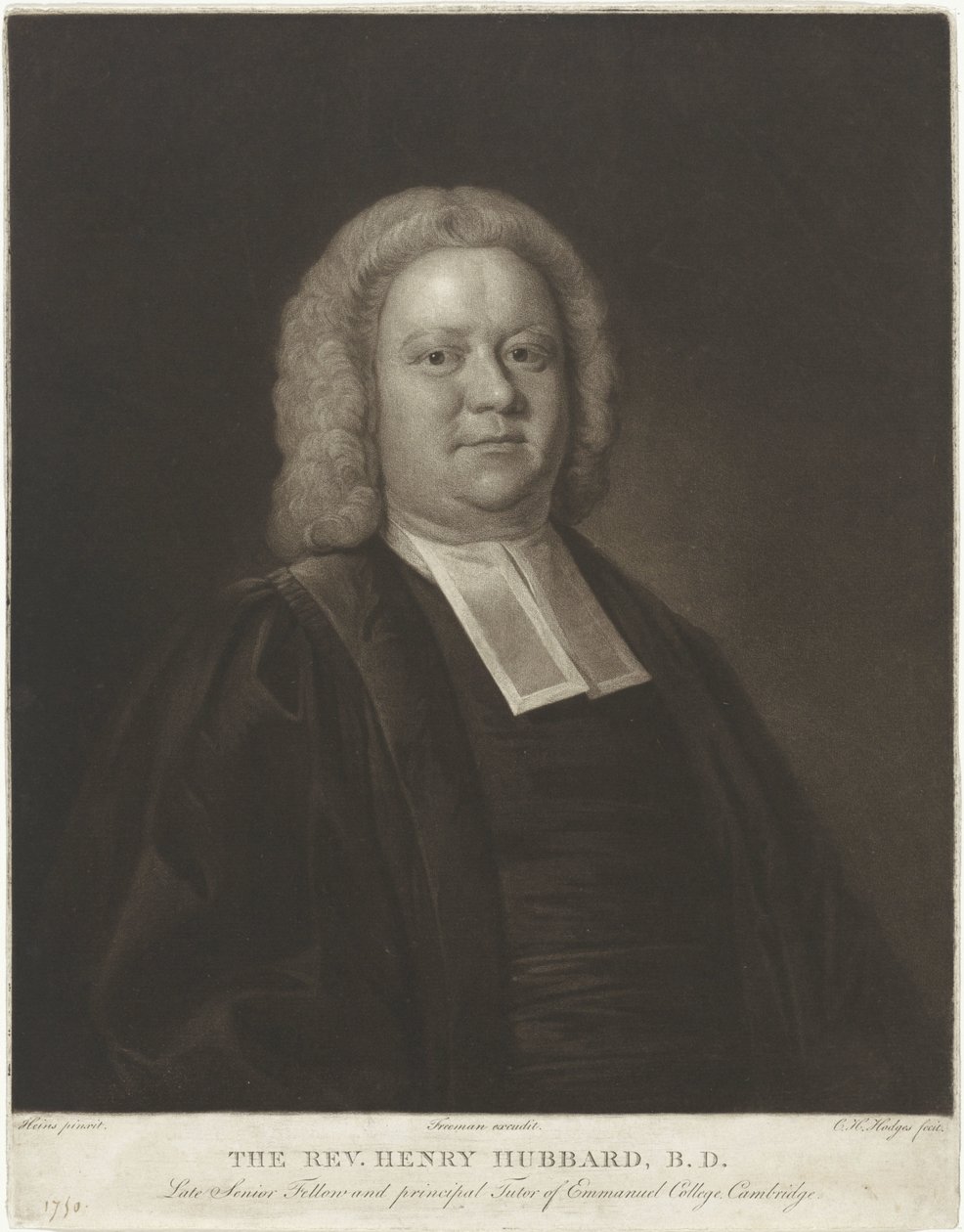 Portrét Henryho Hubbarda od Charles Howard Hodges