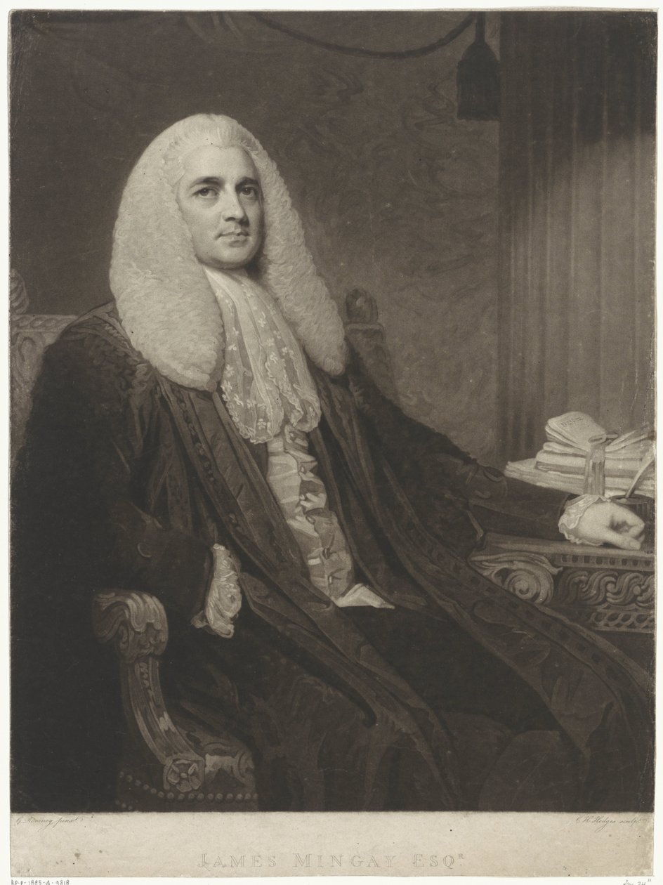 Portrét jeden James Meinge od Charles Howard Hodges