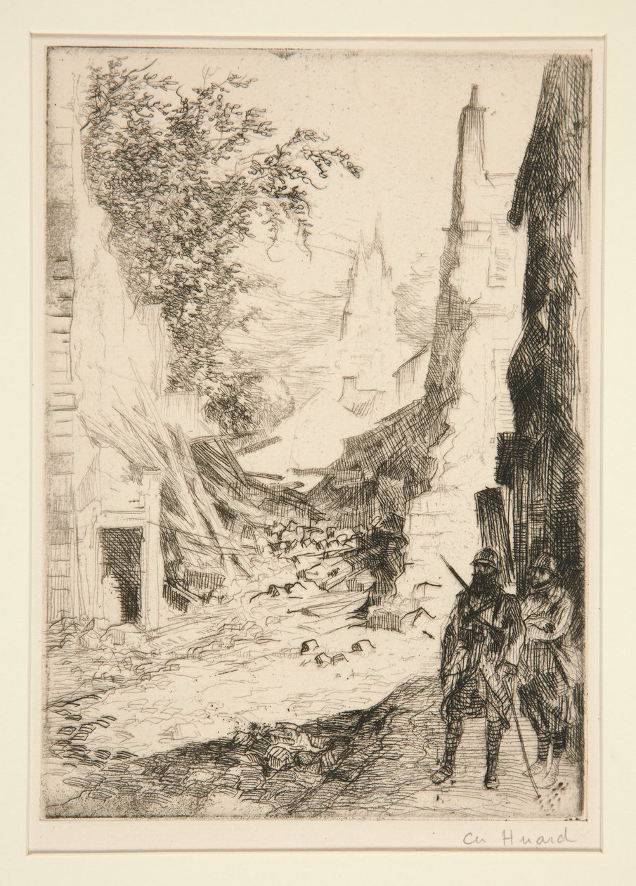 Pohled na St. Jean des Vignes od Charles Huard