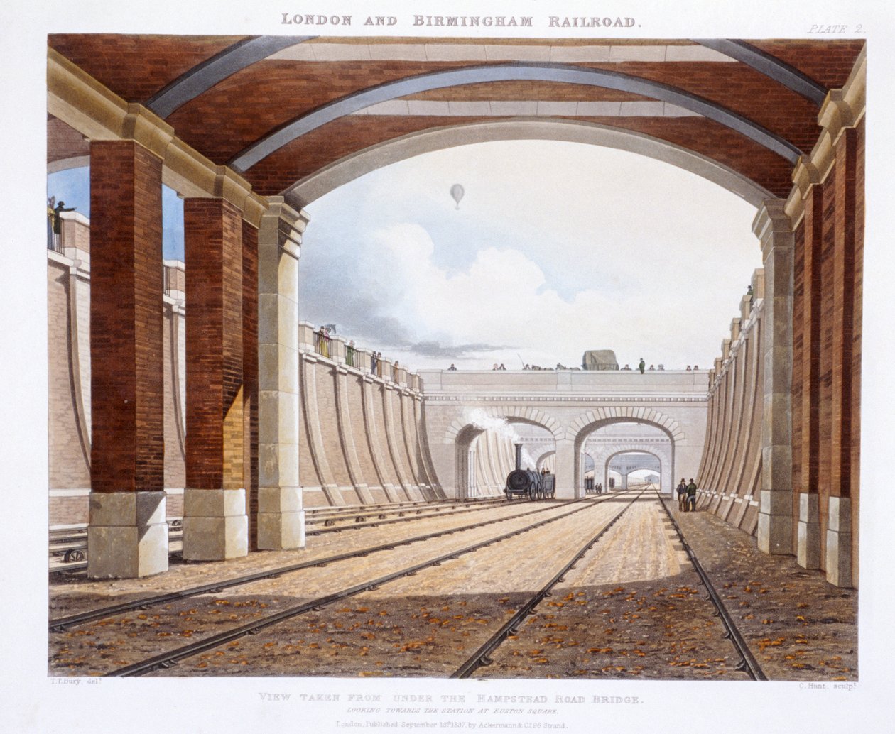 Londýn a Birminghamská železnice, 1837 od Charles Hunt