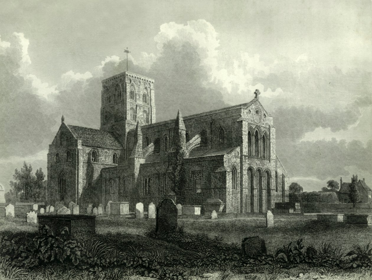 Kostel New Shoreham, 1835. od Charles J. Smith