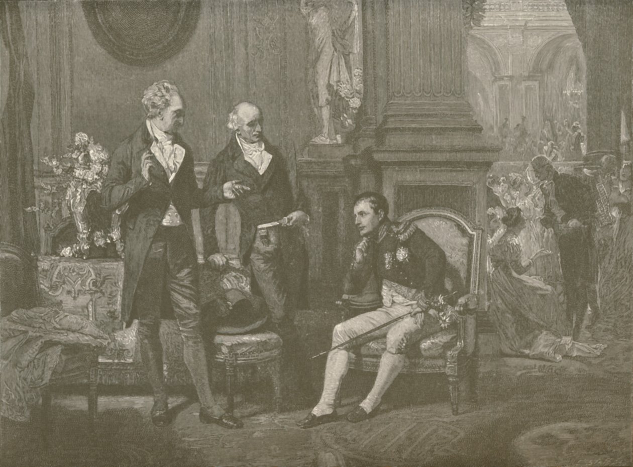 Napoleon, Goethe a Wieland, 1808, 1896 od Charles J. State