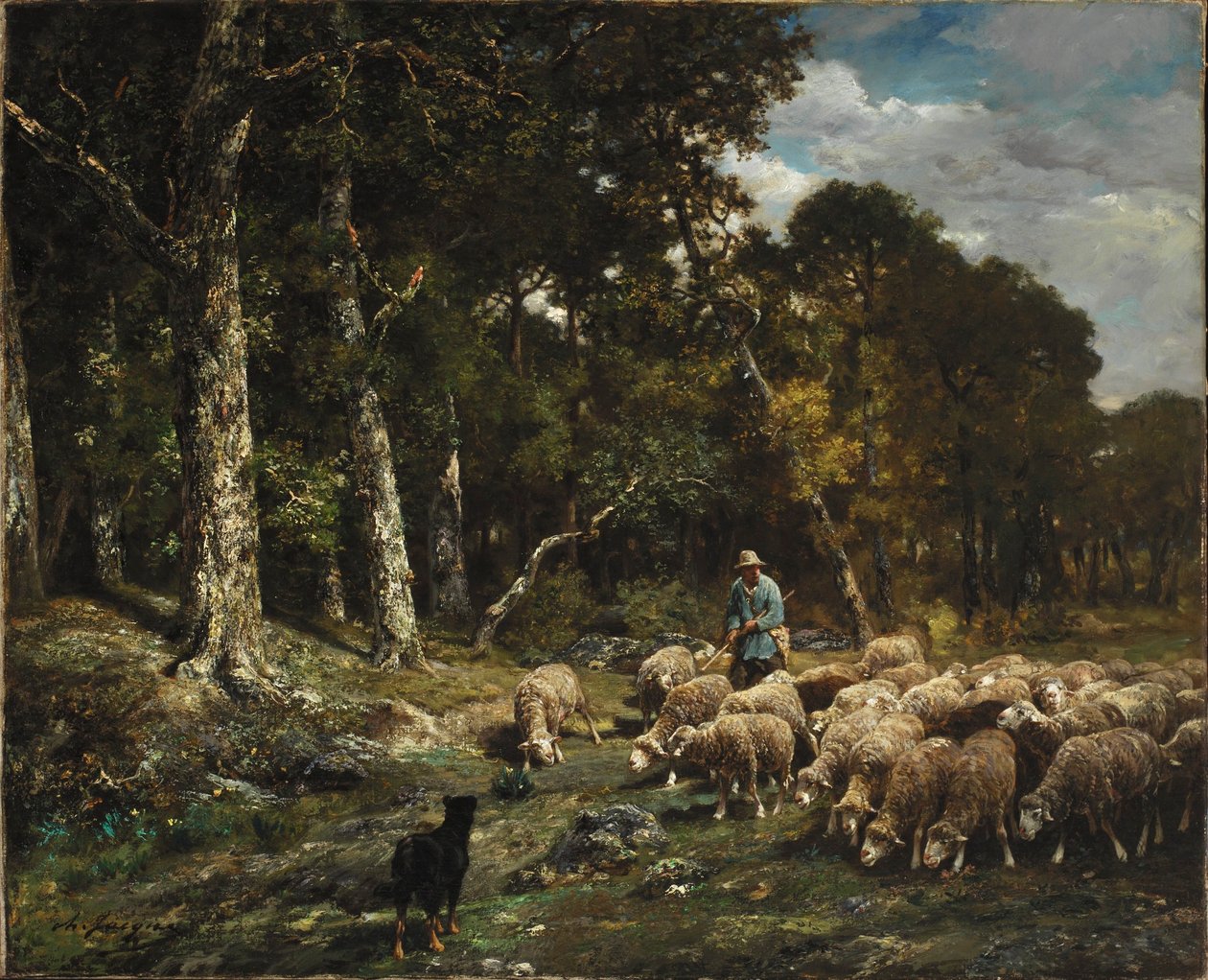Stádo od Charles Jacque