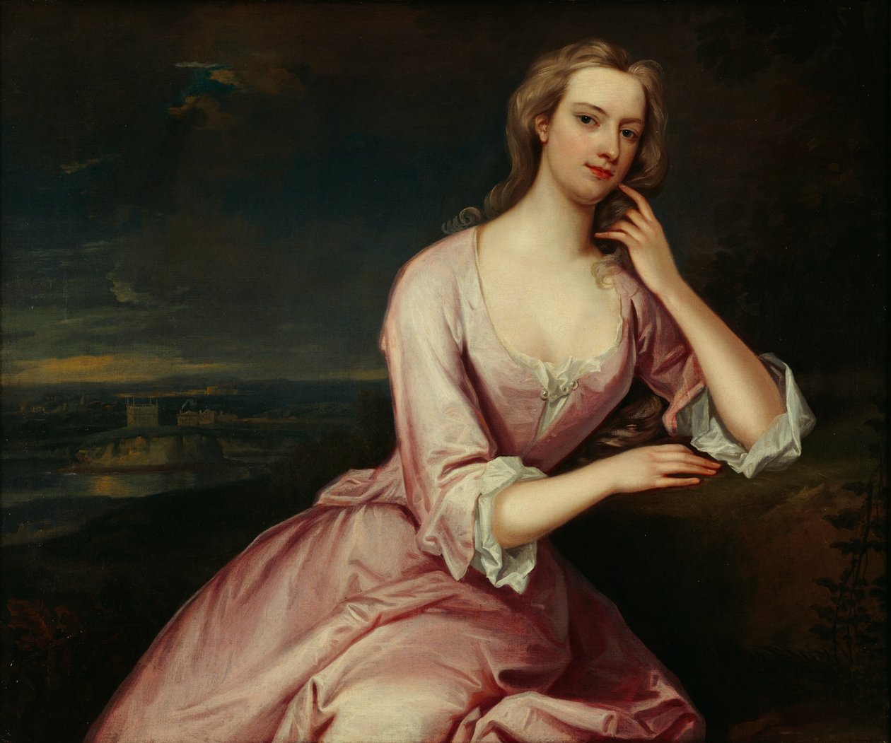 Henrietta Howard c.1724 (olej na plátně) od Charles Jervas