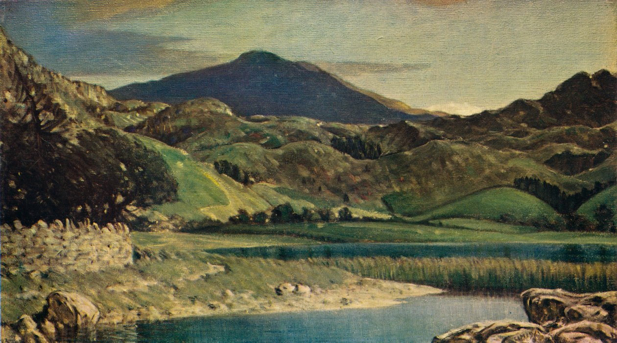 Watendlath Tarn, poblíž Keswick, 1919 1931 od Charles John Holmes