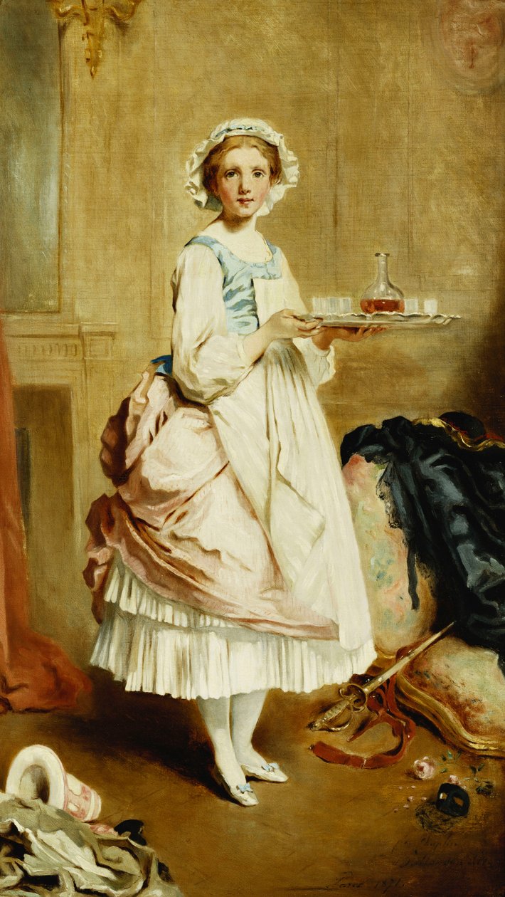 Po maškarním plese, 1871 od Charles Joshua Chaplin