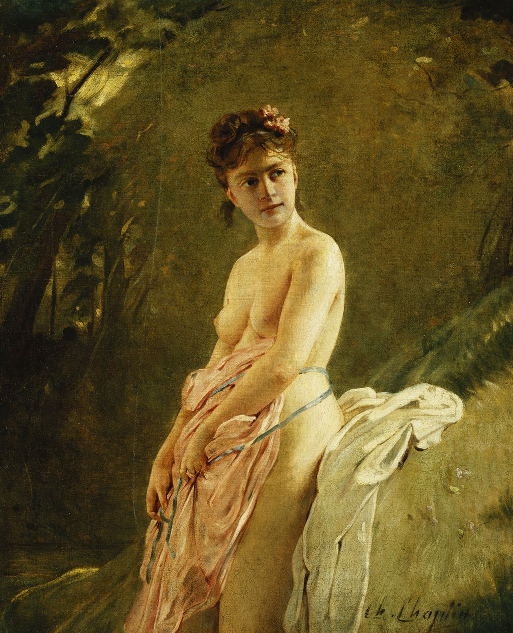 lazebník, od Charles Joshua Chaplin