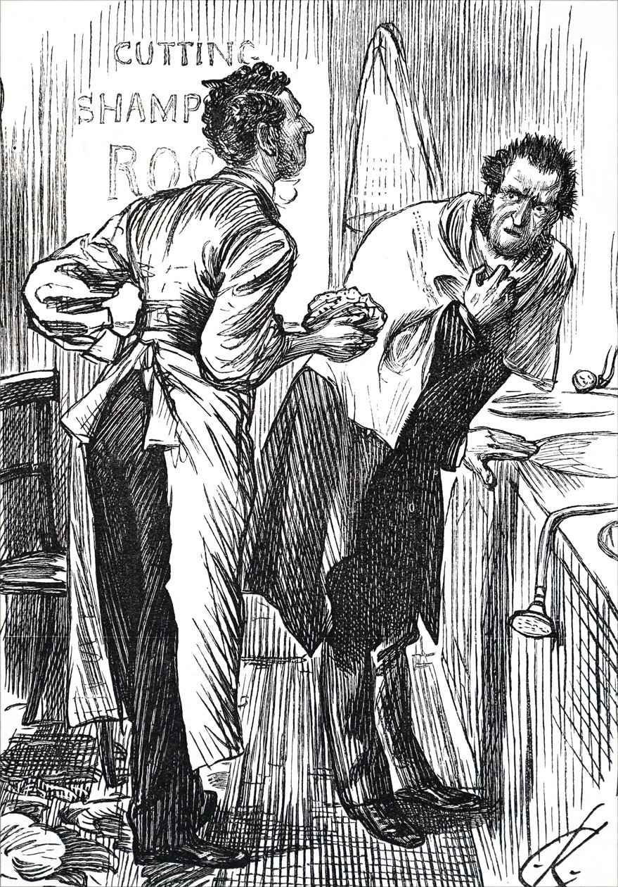 Sanitace v Londýně od Charles Keene